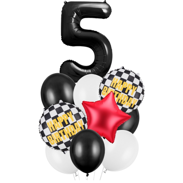 Balónkový set Formule - páté narozeniny