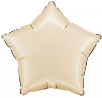 Balónek fóliový hvězda krémová 46 cm