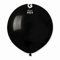 Balónek latexový černý 48cm 1 ks