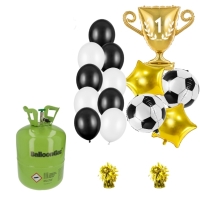 Helium set - Vhodn kombinace helium s balonky Fotbal winner