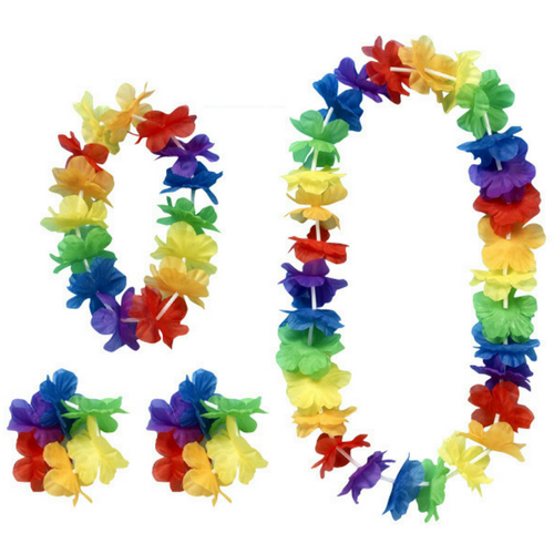 Havajská sada věnců