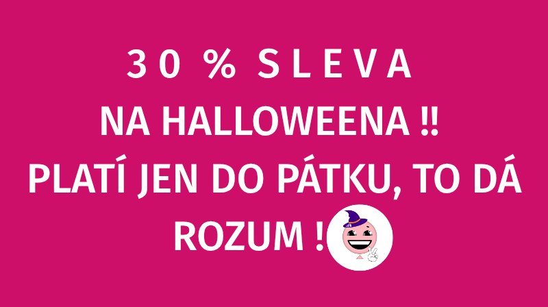 A halloweenská sleva