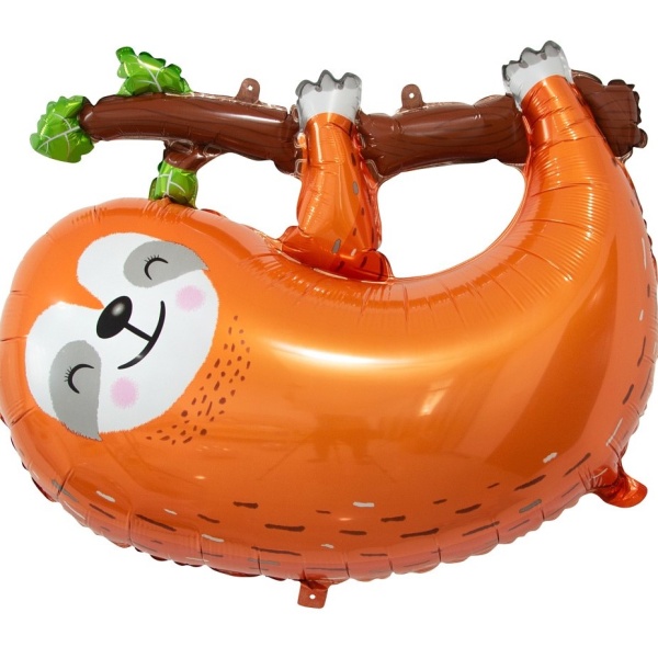 BALÓNEK fóliový Lenochod na větvi 79cm