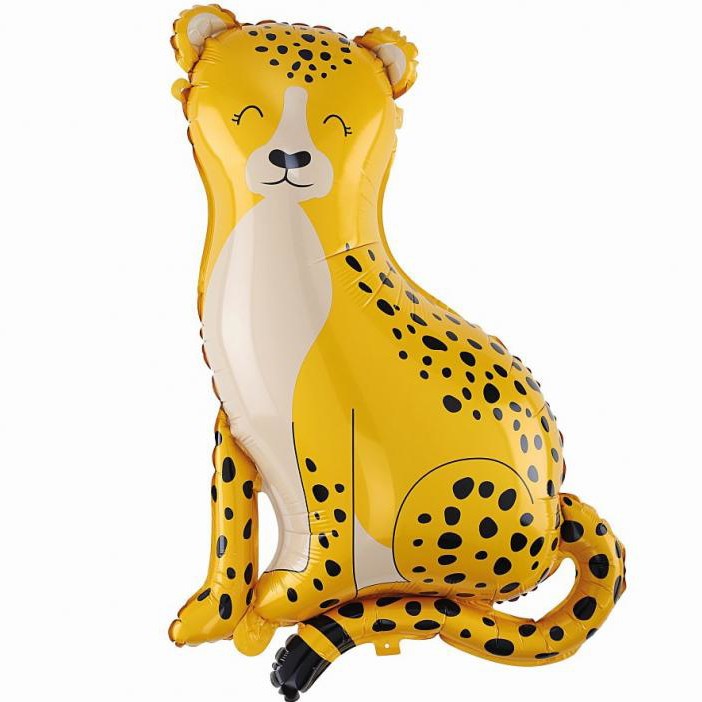 Balónek fóliový Leopard 49x72 cm