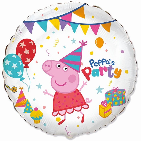 Balónek fóliový Peppa Pig Party 46 cm