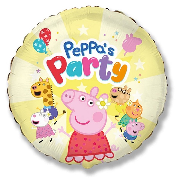 Levně Balónek fóliový Peppa Pig Party 48 cm