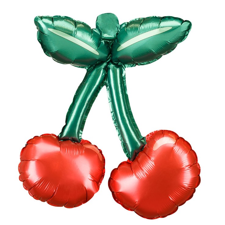 Balónek fóliový Třešně do girland 28x31 cm 3 ks