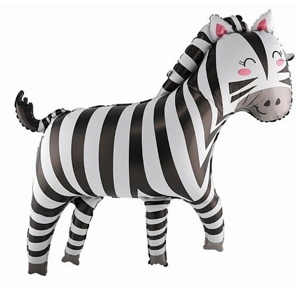 Balónek fóliový Zebra 80x78 cm
