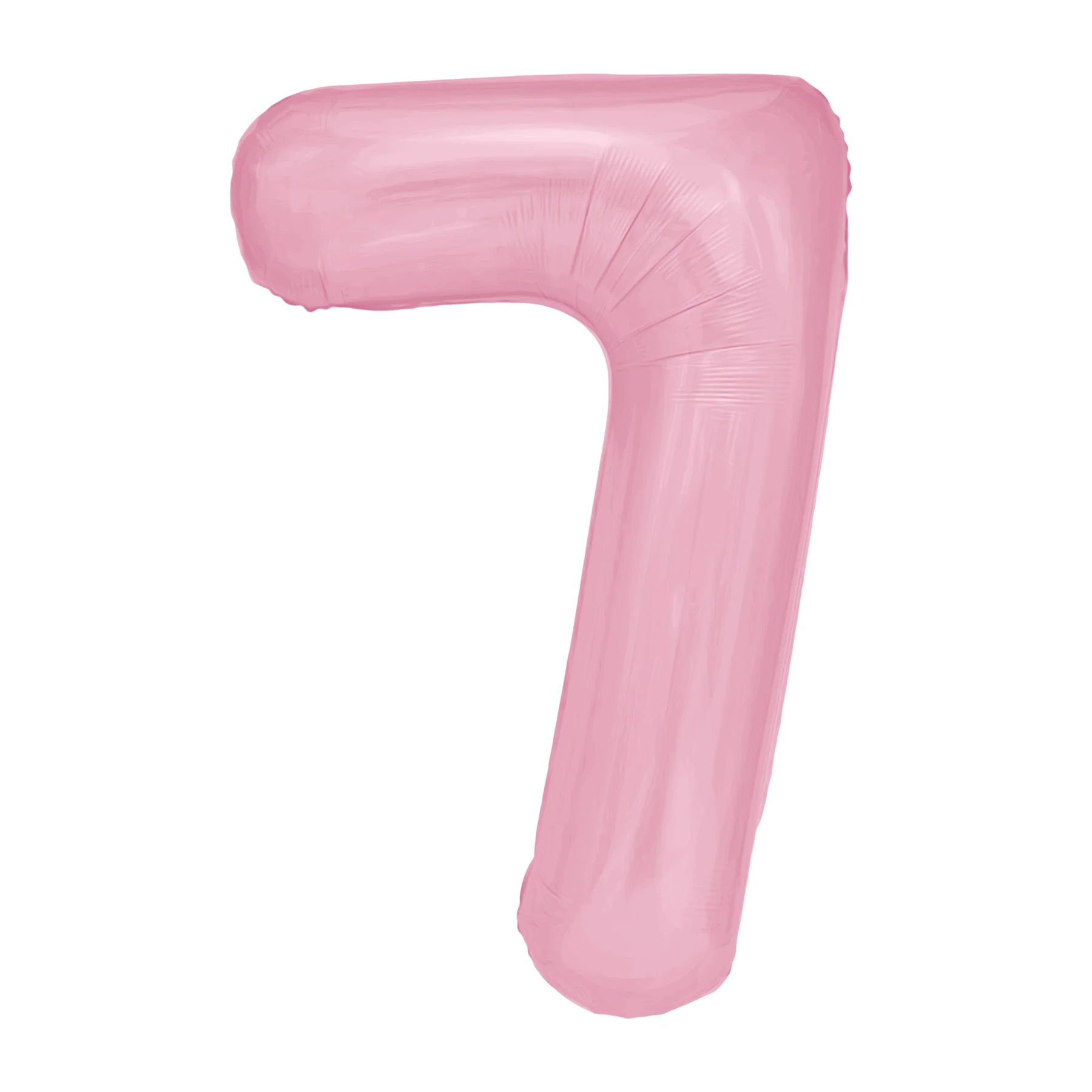 Balónek fóliový číslice 7 růžová 100 cm