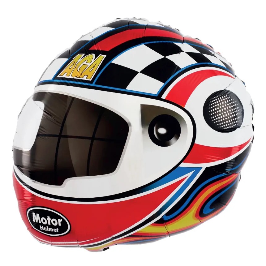 Balónek fóliový helma 51x53 cm