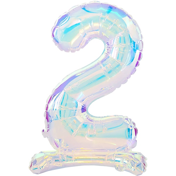Balónek fóliový stojací číslo