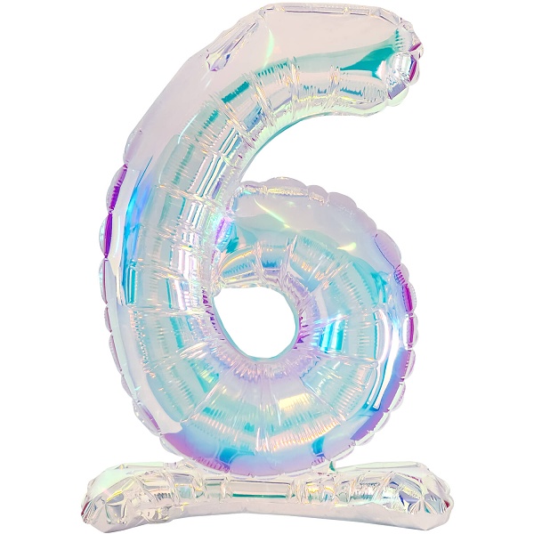 Balónek fóliový stojací číslo