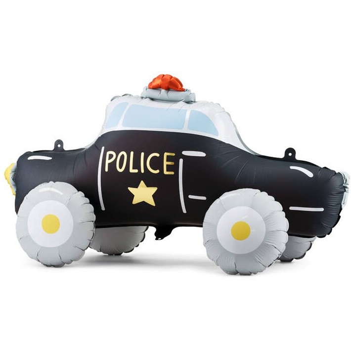 Balónek fóliový stojící auto Policie 90 x 41 cm