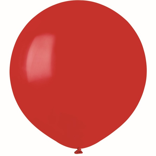 Balónek latexový červený 48cm 1ks