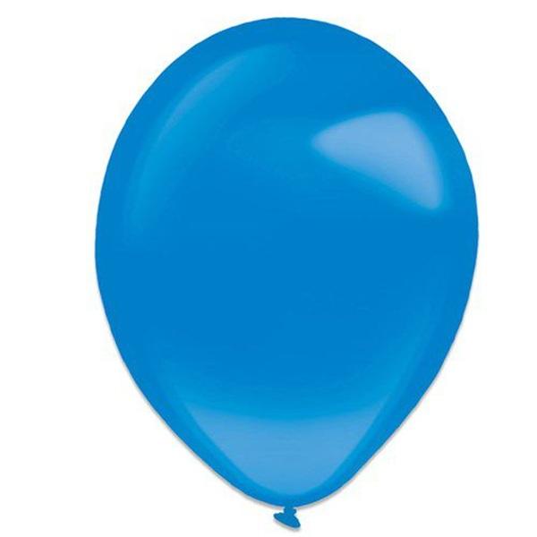 Balónek latexový crystal modrý 30 cm 1 ks
