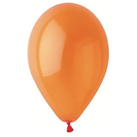 Balónek latexový crystal oranžový 30 cm 1 ks