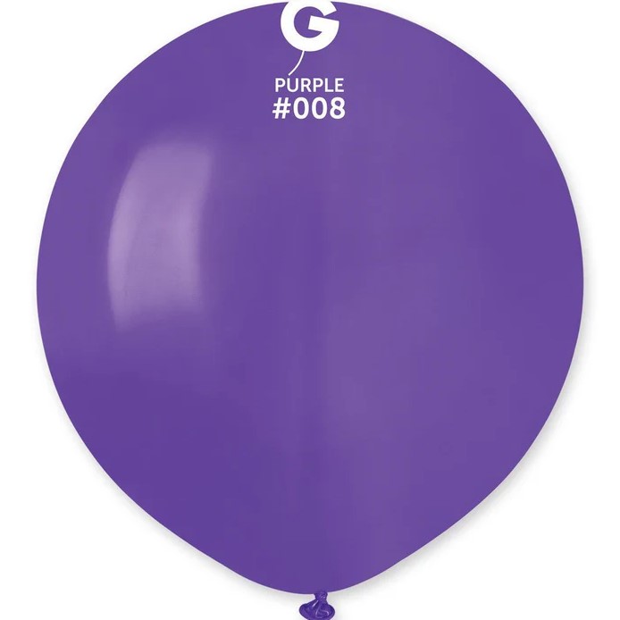 Balónek latexový fialový 48cm 1ks