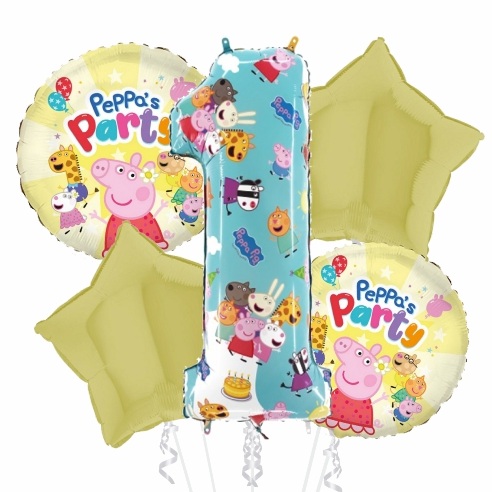 Balónkový buket Peppa Pig číslo 1