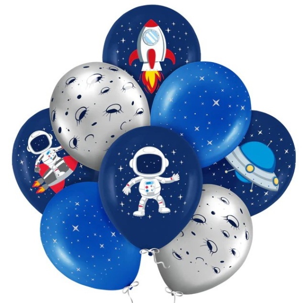 Balónky latexové Vesmír 30 cm 8 ks