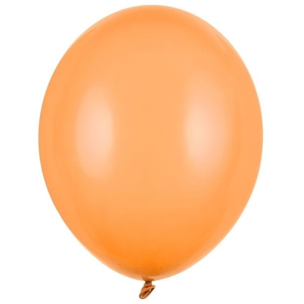 Balónky latexové pastelové mandarinkové 23 cm 100 ks
