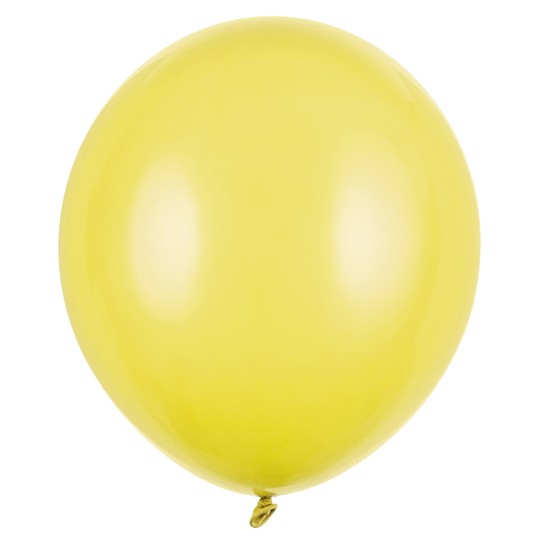 Balónky latexové pastelové medově žlutý 43 cm 25 ks