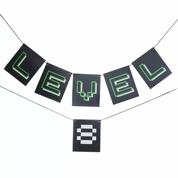 Game party Ovladač - Banner vlaječkový "Level" 1,8m