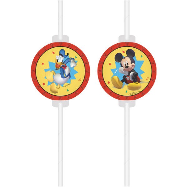 Brčka papírová Mickey jump 4 ks