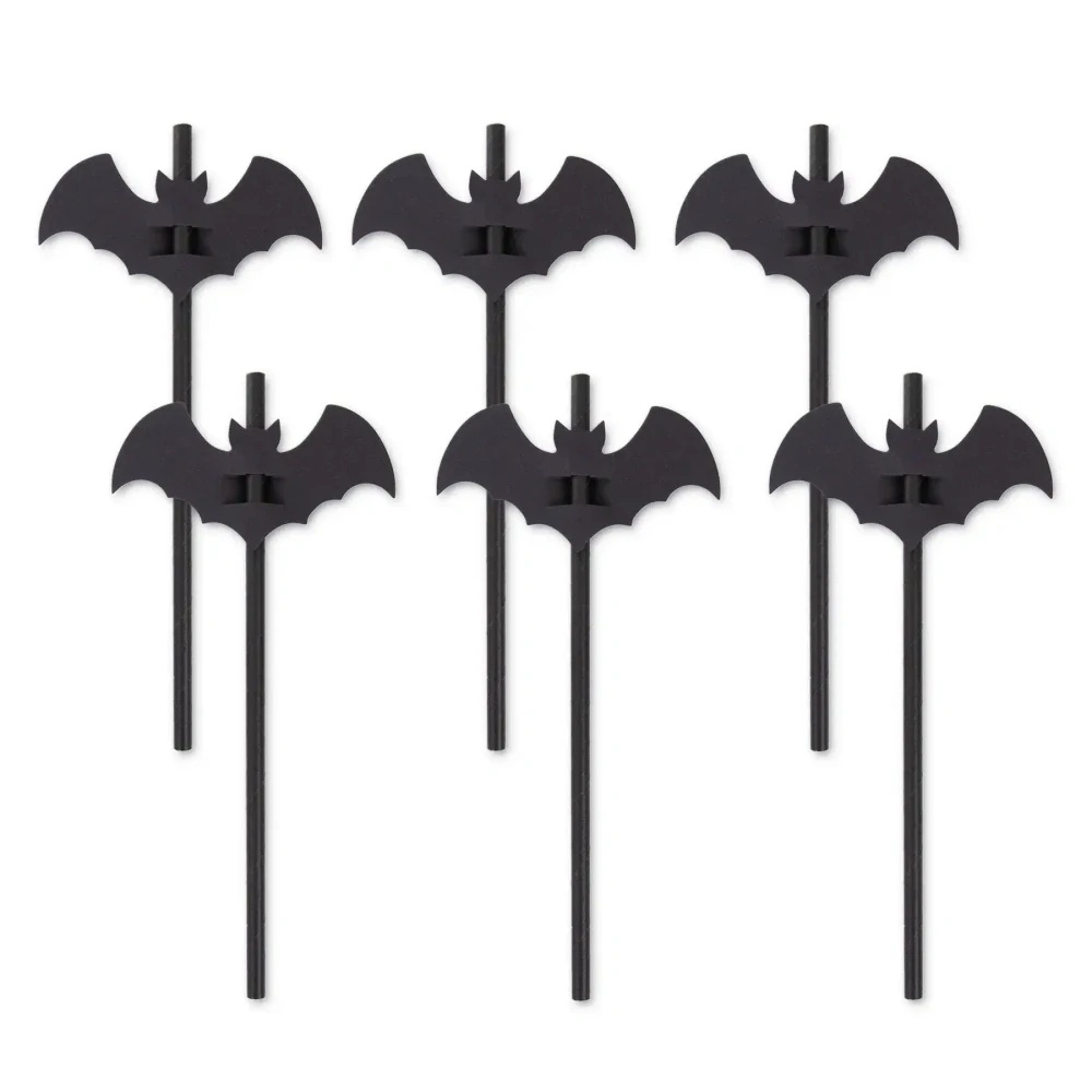 Brčka papírová s netopýry 12 ks