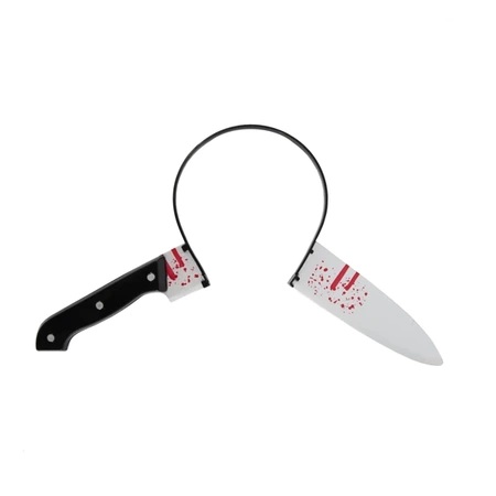 Čelenka na Halloweenský nůž 35x19cm