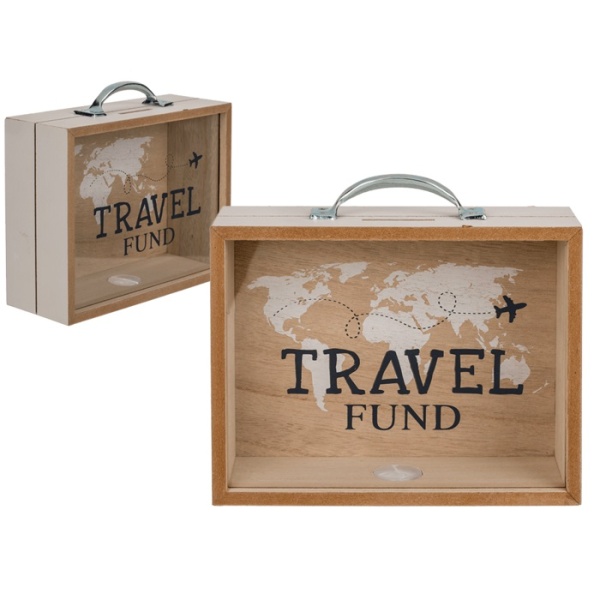 Dárková kasička na peníze – Cestovní fond
