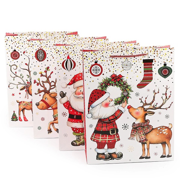 Dárková taška vánoční velká mix 1 ks