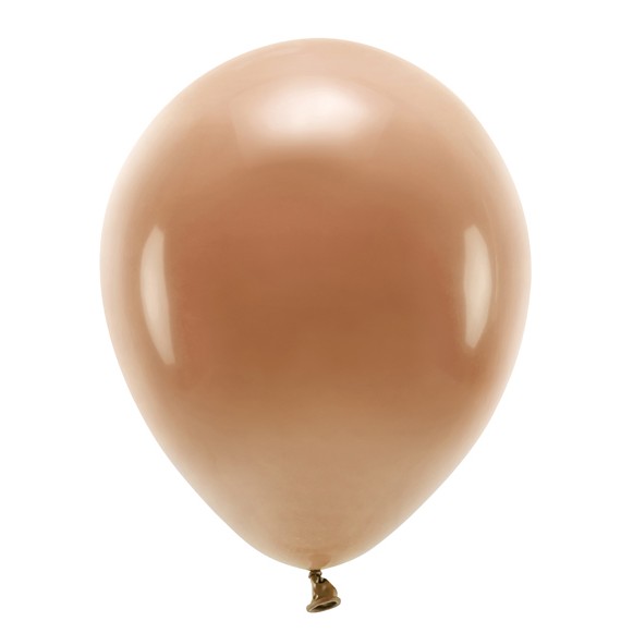 Eco balonky 26cm pastelové, čokoládově hnědé (1 bal. / 100 ks)