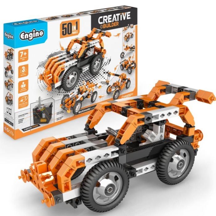 Engino Creative Builder 50 modelů s motorkem