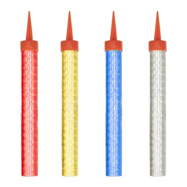 Fontány dortové mix barev 12 cm 4 ks