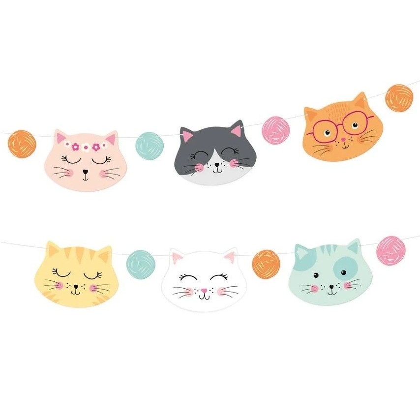 Girlanda Kočky 150 cm