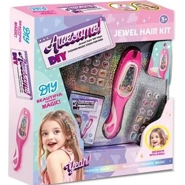 Hrací set na vlasy s ozdobami