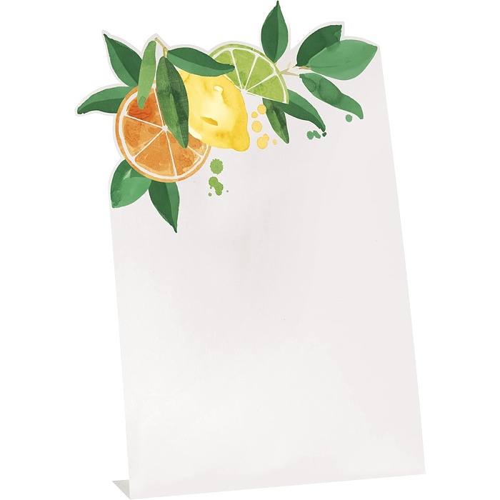 Jmenovky na stůl Citrusy 6 ks