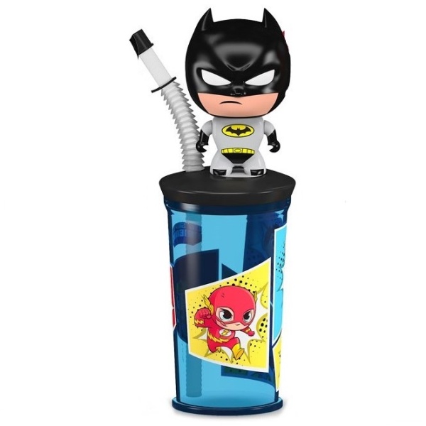 Batman - Kelímek s figurkou superhrdiny a cukrovinkou