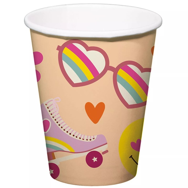 Kelímky papírové Boho Girlz 250 ml 8 ks