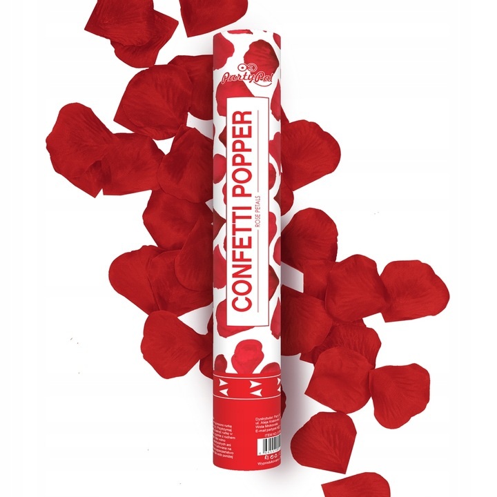 Konfety vystřelovací okvětní lístky 60 cm