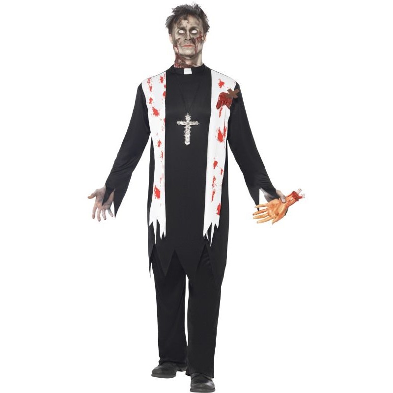 Kostým pánský Zombie Kněz