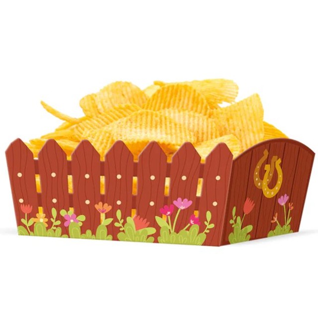 Krabička na chipsy Koně 15x10 cm 3 ks