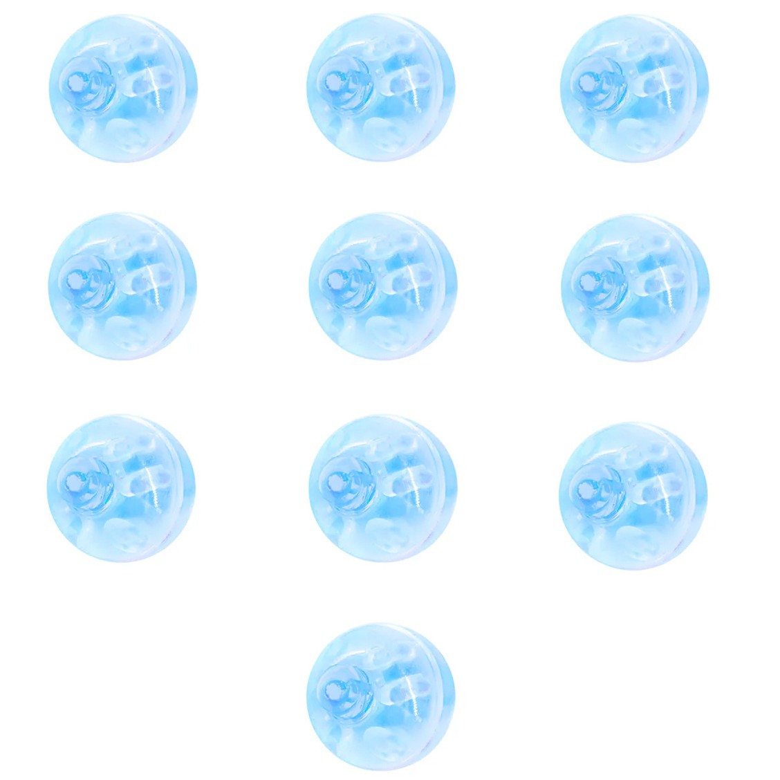 LED diody do balónků modré 10 ks