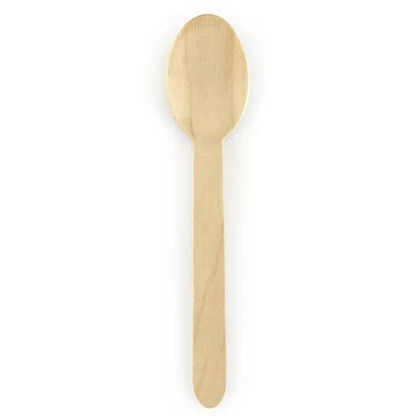 Lžíce dřevěné 16 cm 100 ks