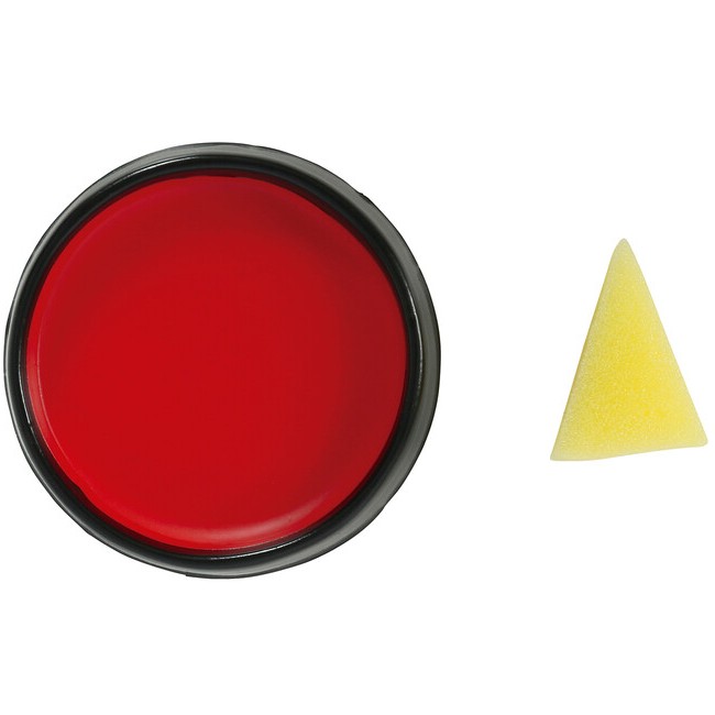 Make-up červený s houbičkou 9g