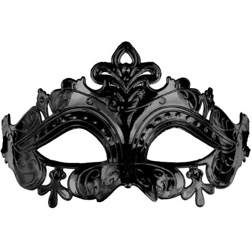 Maska karnevalová černá