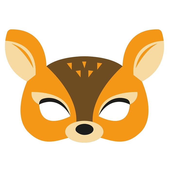 Maska plstěná Jelen