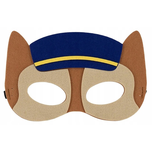 Maska plstěná Policejní pes modrý