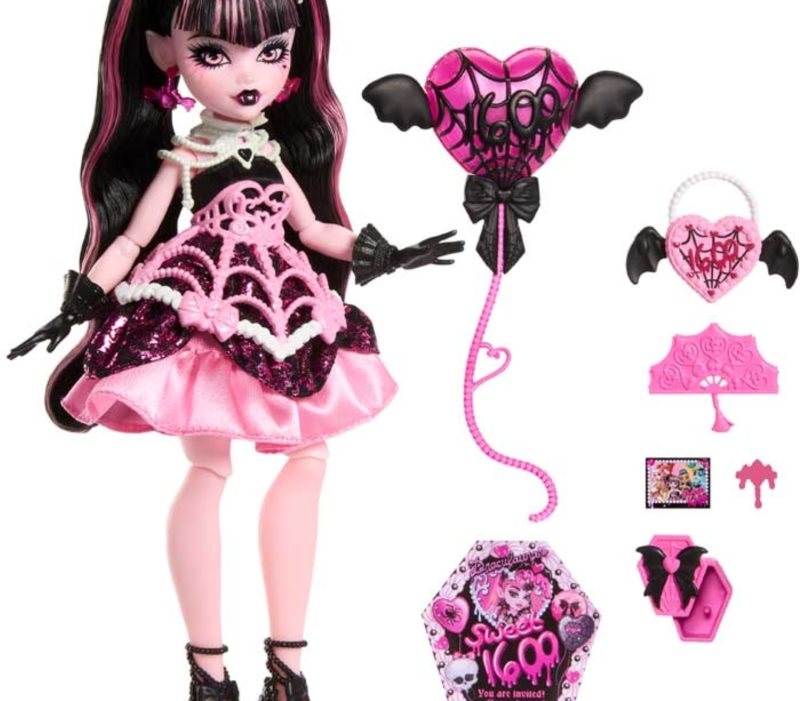 Monster High panenka děsivě sladká oslava DRACULAURA