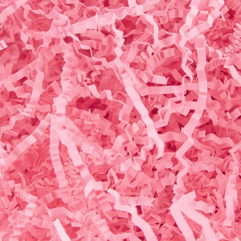 Náplň dárková vlnitá - růžová 50g